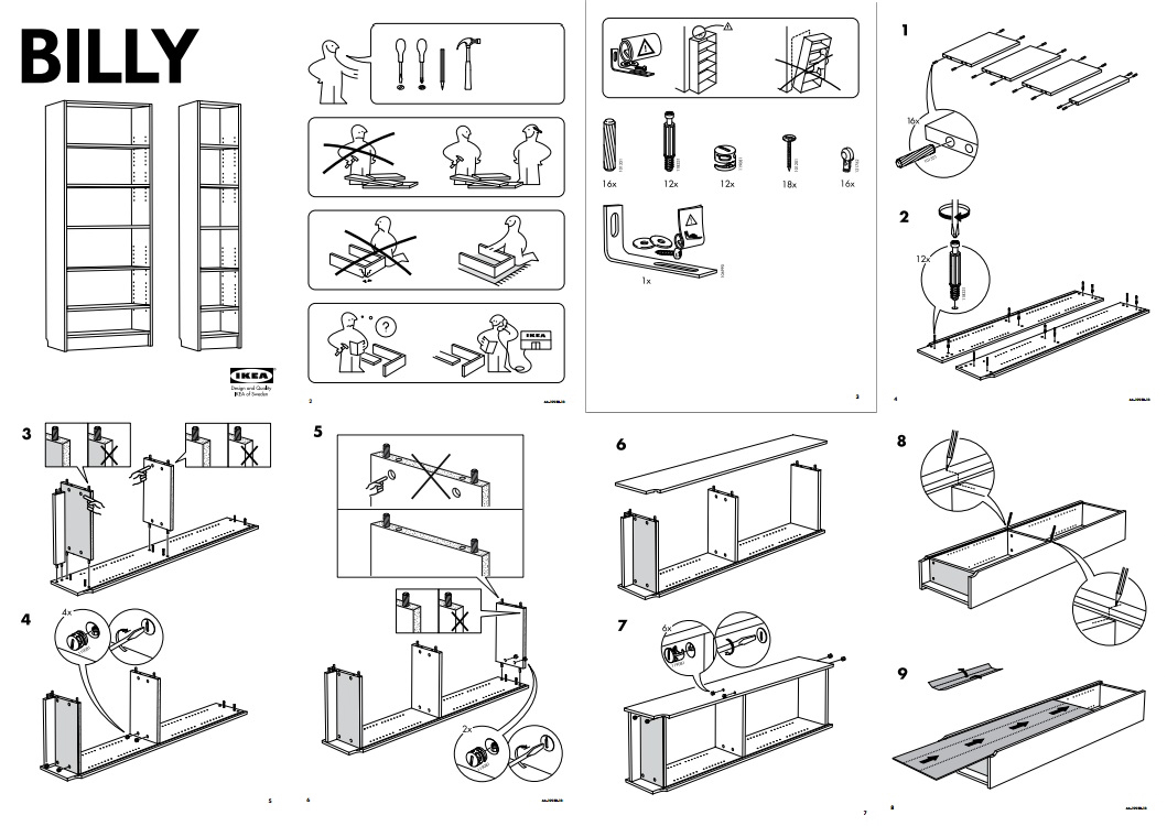 4 Leçons à Tirer Des Notices De Montage Dun Meuble Ikea