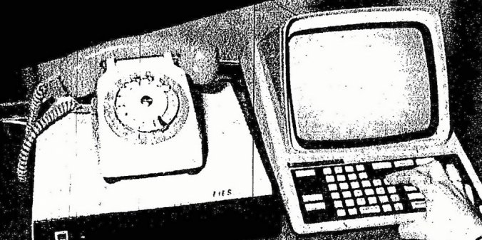 Minitel et téléphone dans les années 80