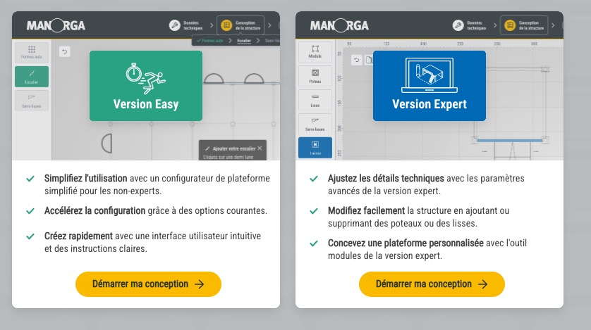 Configurateur Manorga