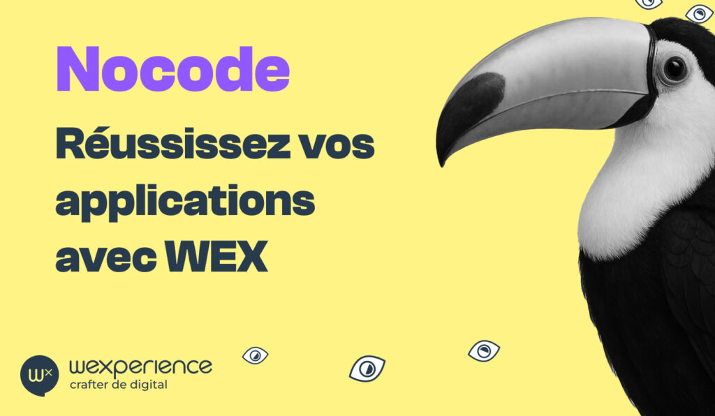 Développement d'application nocode. Lancez-vous avec WEX
